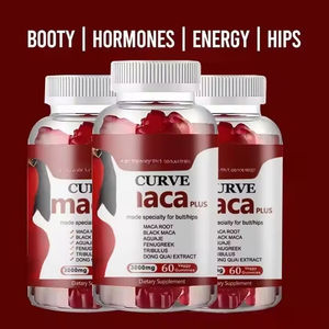 Gomitas de Suplementos Herbales a Base de Maca Oem, 60 Unidades, para el Apoyo de Glúteos y Caderas de la Mujer, Energía y Crecimiento del Cabello - Product Image 2