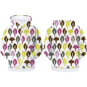 Full 3D Digital All Over Print Hoodie Sublimation Pullover Hooded Sweatshirt Jacket With Pockets