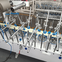 Machine de lamination de panneaux à lamelles WPC Anda, machine de lamination de profilés WPC PVC