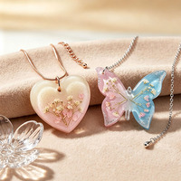 Nouveau moule en silicone YS à six cavités en forme de papillon pour pendentifs, porte-clés, boucles d'oreilles, pendentifs de sac et décorations DIY
