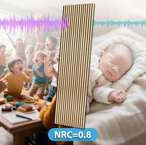 3D-панели Akupanel из рифленого дуба для звукопоглощения, акустические панели для стен и потолка - Product Image 3