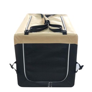 Jaula Plegable para Mascotas con Cierre de Cremallera, Malla Antiarañazos, Transpirable, Portátil, de Gran Capacidad - Product Image 3