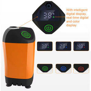 Ducha Eléctrica Portátil para Camping con Pantalla de Temperatura, Kits de Ducha con Bomba Recargable para Exteriores, para Senderismo, Baño de Mascotas, Lavado de Autos - Product Image 3