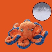 Jouet en peluche couineur pour chien Octopus, jouet à mâcher durable pour animaux de compagnie, jouet interactif en peluche pour chiens de grande, moyenne et petite taille