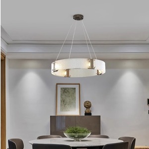 Italian High-End LED Nordic Glass Chandelier Minimalist Modern Design for Living Room <b>Dining</b> Room and Bedroom <b>Lighting</b> - Product Image 4