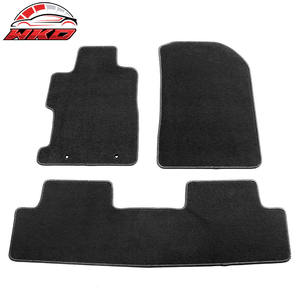 Tapis de sol pour Honda Civic 8ème génération 06-11, doublure en velours noir, rangée avant et arrière, tapis antidérapants - Product Image 1