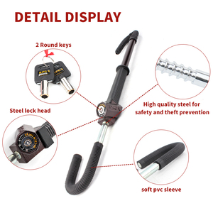Dispositif <span class=keywords><strong>antivol</strong></span> universel de verrouillage de volant de voiture de haute sécurité <span class=keywords><strong>pour</strong></span> le verrouillage de pédale de camion de berline SUV <span class=keywords><strong>pour</strong></span> tous les véhicules - Product Image 4