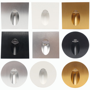 Carte intégrée printemps LED mur pied lumière sol pied lumière mur lumière circulaire carré <span class=keywords><strong>escalier</strong></span> 1W3W <span class=keywords><strong>escalier</strong></span> intérieur - Product Image 3