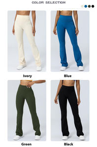 XW-sm2302 New High-Quality Best-Selling Nylon <strong>Leggings</strong> With No Embarrassing Lines on the Front, High Waist and Tight Hip Design - Product Image 2