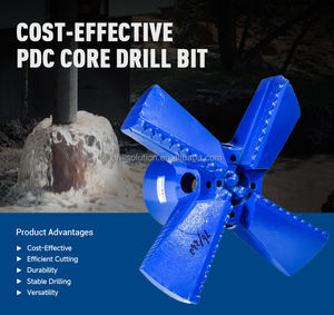 מקדח יהלום Drillsoltek OEM <span class=keywords><strong>PDC</strong></span> בעל ביצועים גבוהים לקידוח סלעים רכים ובינוניים, 3/4/5 להבים, לקידוח בארות - Product Image 6