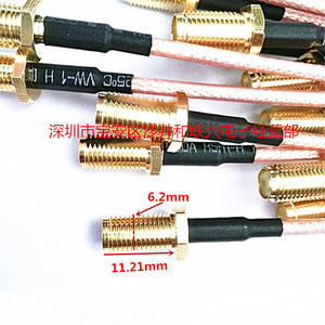สายเคเบิล Sma K ถึง Sma J Rg316 ชุบเงิน ตัวเชื่อมต่อโคแอกเชียลความถี่สูงสำหรับการใช้งาน RF - Product Image 2