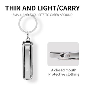 Kìm Cắt Móng Tay Hongstars Móc Khóa Nhỏ Cầm Tay Du Lịch Cắm Trại Mini Có Thể Gập Lại Với Vòng Chìa Khóa - Product Image 3