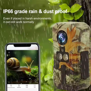 كاميرا HD خارجية 4G تعمل بالطاقة AI SIM IP66 مقاومة للماء يتم التحكم فيها بتطبيق كشف الحركة بطاقة ذاكرة ميكروفون مدمجة - Product Image 3