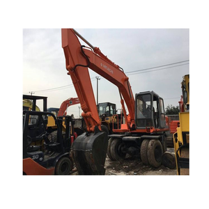 รถขุดล้อยางฮิตาชิ DH130W มือสอง น้ำหนัก 10 ตัน คุณภาพสูง อะไหล่ไฮดรอลิก KYB ของแท้จากเกาหลี รุ่นปี 2016 พร้อมเครื่องยนต์ ปั๊ม และมอเตอร์ - Product Image 1