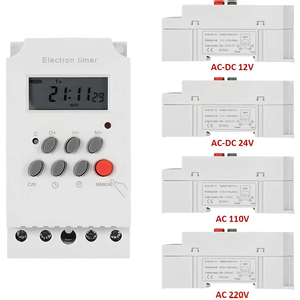 ANTIER 디지털 24시간 타이머 스위치 220V AC |   자동화 및 전기 제어를 위한 LCD 프로그래머블 전자 타이머 - Product Image 3