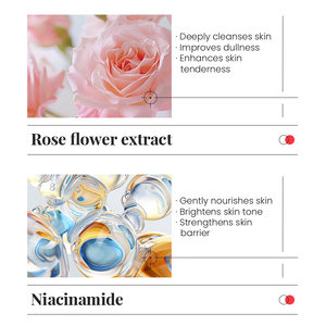 KORMESIC Gel Douche Parfum Floral Frais 200ml Rose Fleur de Cerisier Lavande Éclaircissant Hydratant Lavant Corporel en Gros - Product Image 4