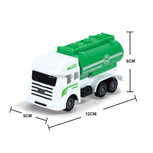<strong>Mini</strong> Scale Unisex Toy Vehicle Set 8Pcs Sanitation <strong>Garbage</strong> <strong>Truck</strong> Pull-back City Services Vehicle Toy Set Kids Car Model - Product Image 3