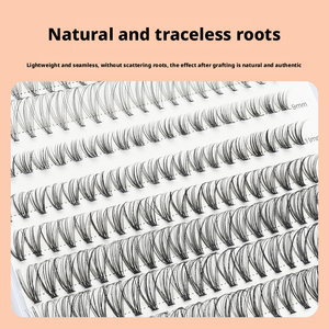 Extensiones de Pestañas Preformadas, Pestañas Adhesivas Termoselladas, Libres de Crueldad Animal, Veganas, Naturales, Largas, Negras Intensas, 10D 20D 240Fans <span class=keywords><strong>XXL</strong></span> Jumbo - Product Image 5