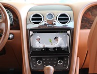 Radio Mobil Multimedia Player Head Unit Android Auto DSP Carplay GPS AHD 9 Inch, Cocok untuk Bentley Flying Spur Continental 2012 -2019