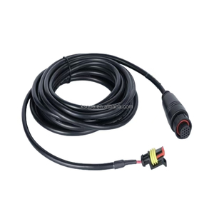 Câble de signalisation avec faisceau de fils et connecteur à bornier vert pour équipement de contrôle industriel - Product Image 6