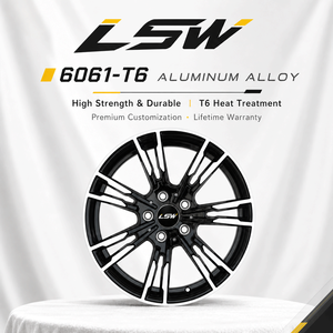 ล้อฟอร์จ LS8149 ขนาด 18x8.5 19x9.5 20x10 5x112 5x120 แบบสแต็กเกอร์ สีดำ ขอบเจียรลายแยก สำหรับ BMW Mercedes Benz - Product Image 4