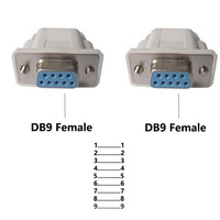 Câble d'extension Cantell 3m RS232 DB 9Pin femelle vers DB 9Pin femelle pour câble d'extension de convertisseur PC