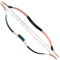 Arc classique monobloc en bois pour la chasse et l'entraînement au tir à l'arc, avec flèche en acier pour débutants, équipement de tir.