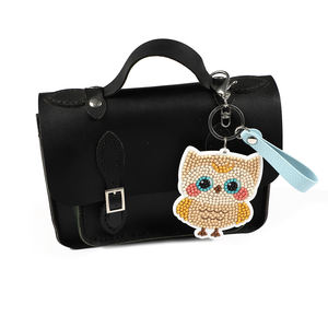 Usine hiboux 5D Art diamant <span class=keywords><strong>peinture</strong></span> Kits bricolage créatif pâte jouets à la main porte-clés porte-clés pour enfants garçons et filles - Product Image 6