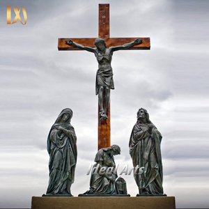Estatua <span class=keywords><strong>de</strong></span> Jesús en la Cruz <span class=keywords><strong>de</strong></span> Bronce Fundido a Mano, <span class=keywords><strong>Escultura</strong></span> <span class=keywords><strong>de</strong></span> Jesucristo <span class=keywords><strong>de</strong></span> Tamaño Real para Decoración <span class=keywords><strong>de</strong></span> Jardín <span class=keywords><strong>de</strong></span> Iglesia al Aire Libre - Product Image 5