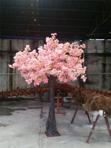 Realistico bella multi-color sconto indoor e outdoor commercio all'ingrosso Cinese FRP alberi di ciliegio in vendita su ordinazione <span class=keywords><strong>rosa</strong></span> alberi di ciliegio - Product Image 2