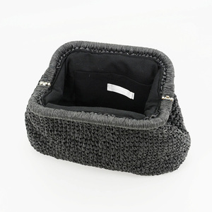 Diseñador personalizado foto marco crochet <span class=keywords><strong>bolso</strong></span> de mano <span class=keywords><strong>fiesta</strong></span> de verano señoras regalo playa tejido <span class=keywords><strong>bolso</strong></span> hecho a mano. - Product Image 6