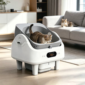 ผลิตภัณฑ์คุณภาพสำหรับสัตว์เลี้ยง Katzentoilette กระบะทรายแมวอัจฉริยะ ตั้งเวลาได้ โหมดทำความสะอาดอัตโนมัติ - Product Image 1