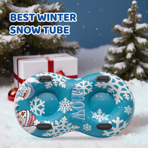 Inflatable Snowmobile <b>Snow</b> <b>Sled</b> Heavy Duty Inflatable <b>Snow</b> <b>Tube</b> for Sledding with Handles for Kids and Adults Outdoor Activity - Product Image 2