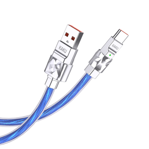KAKU USB Type C <b>Cable</b> 1m 65W Blue Data Sync <b>Charging</b> <b>Cable</b> - Product Image 4