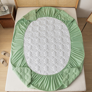 Protège-matelas imperméable de qualité supérieure, respirant, silencieux, style drap-housse, anti-punaises de <span class=keywords><strong>lit</strong></span>, pour hôtel et maison - Product Image 2