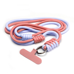 Logo personalizzato stampato cordino in Nylon regolabile porta telefono personalizzato cinghie per cellulare con funzione di spalla - Product Image 5