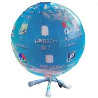 360 Degrés Exposition Sphère Style Circulaire P4 Led Vidéo Multi Couleur Extérieur Suspendu Led Écran Boules