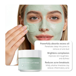 Masque en argile de pierre calcaire coréenne sur mesure pour un nettoyage en profondeur des pores et un éclaircissement des peaux ternes - Product Image 4