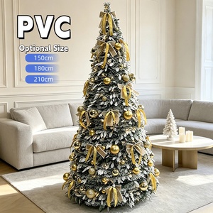 Árbol <span class=keywords><strong>de</strong></span> <span class=keywords><strong>Navidad</strong></span> Plegable Pop-up <span class=keywords><strong>de</strong></span> 1.5/1.8/2.1m con Luces <span class=keywords><strong>de</strong></span> Nieve para Uso Festivo, Venta al por Mayor <span class=keywords><strong>de</strong></span> Fábrica, Fácil Instalación - Product Image 1
