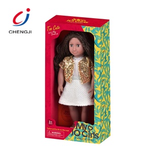 Vestido <span class=keywords><strong>de</strong></span> moda <span class=keywords><strong>para</strong></span> chica, muñeca <span class=keywords><strong>de</strong></span> articulaciones móviles <span class=keywords><strong>de</strong></span> plástico, color negro africano - Product Image 3