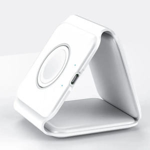 <span class=keywords><strong>Chargeur</strong></span> sans fil magnétique pliable 3-en-1 QC3.0 2026, charge rapide 15W, portable, compatible <span class=keywords><strong>Qi</strong></span> pour <span class=keywords><strong>Samsung</strong></span>, iPhone, Xiaomi - Product Image 1
