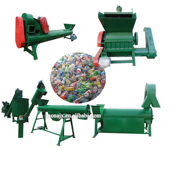 Waste Bottles PET Plastic Recycling Machine/waste Plastic Crushing Washing Drying Line