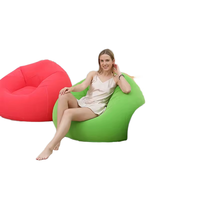 Canapé gonflable moderne pliable en PVC écologique PTGE, modèle AS003, pour usage domestique, camping en plein air et salon, bureau à domicile