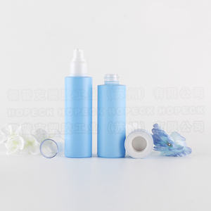 Juego de Botellas de Plástico Azul Redondas Personalizadas HOPECK, Impresas con Serigrafía, para Tóner/Aceite Esencial/Mascarilla Facial/Base/Loción/Crema para Ojos - Product Image 4