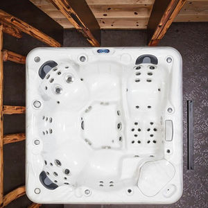อ่างสปาแบบครอบครัว5คนหรูหราอ่างสปาอุ่นสำหรับสปากลางแจ้งพร้อมลำโพงบลูทูธไฟ LED ได้รับการรับรองจาก CE - Product Image 4