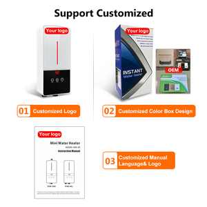 Elemento calefactor de acero inoxidable de 5500W 220V LED inteligente de clase B con ahorro de energía, control táctil, montaje en pared para baño con certificación CB CE - Product Image 6