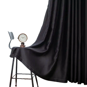 Elegante arte nera drappo ondulato completo oscurante tenda <span class=keywords><strong>per</strong></span> camera da letto <span class=keywords><strong>sala</strong></span> riunioni - Product Image 2