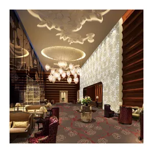 New Zealand Wool Hotel Lobby Carpets Axminster Carpet Luxury 5 Star Hotel Carpet