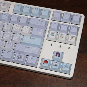 Teclas Frieren, Teclas <span class=keywords><strong>de</strong></span> Anime para Juegos, 120 Teclas PBT DYE SUB Cherry MOA MX Switch para <span class=keywords><strong>Teclado</strong></span> Mecánico 61/63/64/83/87/104 - Product Image 6