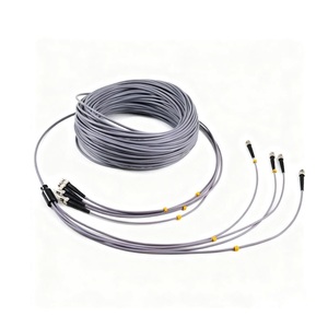 Cable de Fibra Óptica, Italia, SC FC LC ST SM MM, Cable de Conexión, OM1 2/4/8, 4 Núcleos, Cables de Comunicación de Fibra Óptica Blindados - Product Image 3